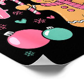 Sleigh 67 Gingerbread Christmas Six Seven Meme Vir Poster (Hoek)