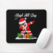 Sleigh All Day Dabbing Santa Funny Christmas Xmas  Muismat (Met muis)