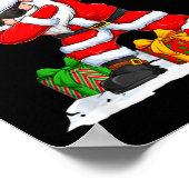Sleigh All Day Dabbing Santa Funny Christmas Xmas  Poster (Hoek)