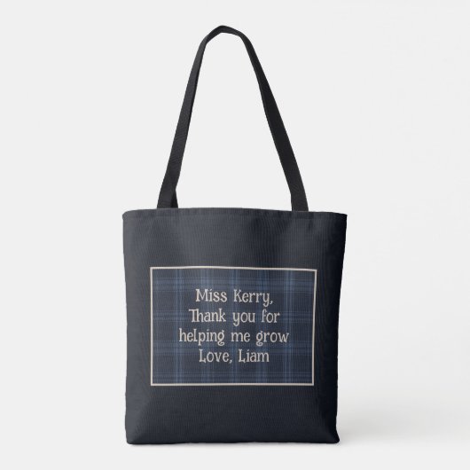 Sleigh All Day (Even If We’re Late) Tote Bag (Achterkant)