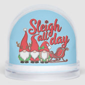 Sleigh All Day Gnomes Sneeuwbol (Voorkant)