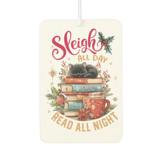 Sleigh All Day Lees All Night  Luchtverfrisser (Voorkant)