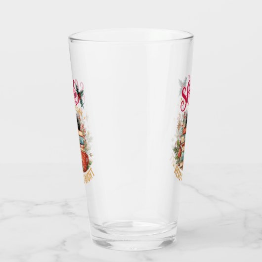 Sleigh All Day Read All Night Glas (Rechts)