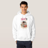 Sleigh All Day Read All Night  Hoodie (Voorkant volledig)