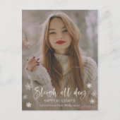 Sleigh All Day Sassy Holiday Kaart voor Singleton (Voorkant)