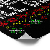 Sleigh All Day Ugly Christmas Sweater Pattern Quot Poster (Hoek)