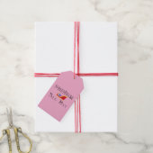 Sleigh All Day | Zwarte Lettertype Cadeaulabel (Met Touw)