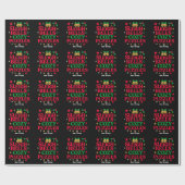 Sleigh Bells & Cozy Puzzles Kerstcadeau Cadeaupapier (Vlak)