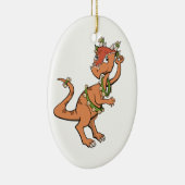 Sleigh Bells Dinosaur Ornament (Rechts)