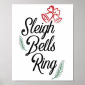 Sleigh Bells Ring/Classic kerstdecor Poster (Voorkant)