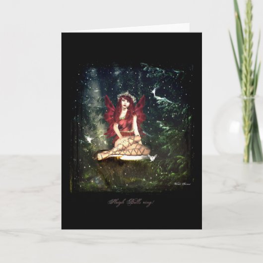 Sleigh bells ring feestdagen kaart (Voorkant)