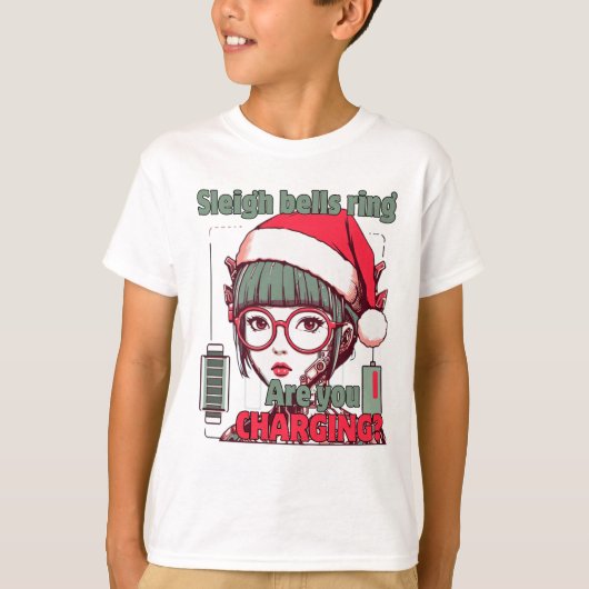 Sleigh Bells Ring, laad je op? T-shirt (Voorkant)