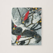 Sleigh Bells RIng - Percheron Horse Team in WInter Legpuzzel (Verticaal)