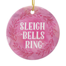 Sleigh Bells Ring - Roze Ornament