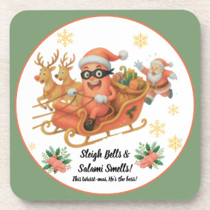 Sleigh Bells & Salami Geuren! Bier Onderzetter
