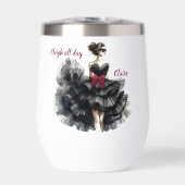 Sleigh de hele dag, Glam Holiday Stemless Tumbler (Voorkant)