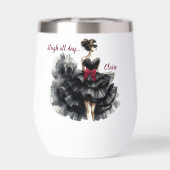 Sleigh de hele dag, Glam Holiday Stemless Tumbler (Achterkant)