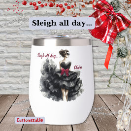 Sleigh de hele dag, Glam Holiday Stemless Tumbler