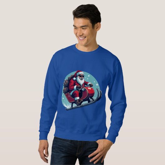 Sleigh de hele dag slee vieren trui (Voorkant volledig)