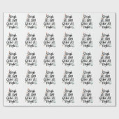 Sleigh de hele dag spel de hele nacht grappige ker cadeaupapier (Vlak)