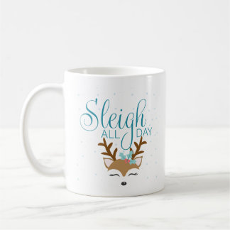 Sleigh de hele dag vakantie Mok