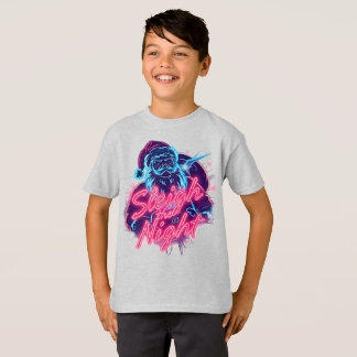 Sleigh de Nacht T-shirt Elektrische Feeststemming