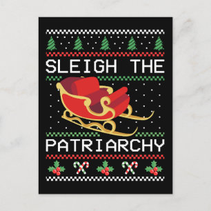 Sleigh De Patriarchie I Feestdagenkaart