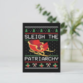 Sleigh De Patriarchie I Feestdagenkaart (Staand voorkant)