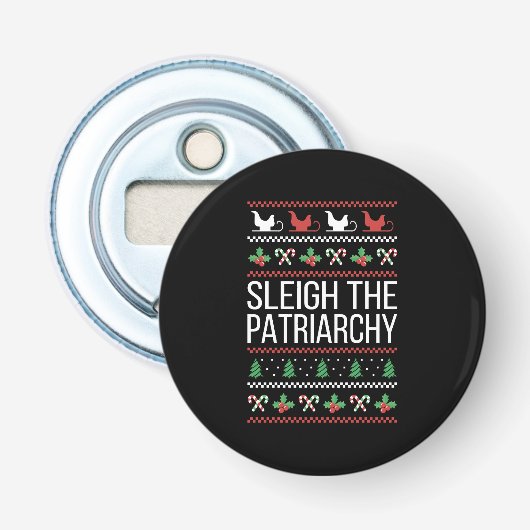 Sleigh De Patriarchie II Button Flesopener (Voorkant)