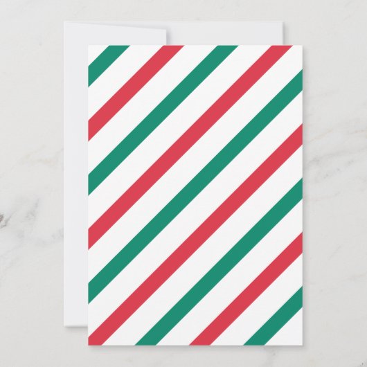 Sleigh Gift Box Dirty Santa Gift Exchange Party Kaart (Achterkant)