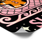 Sleigh Girl Cute Cookie Christmas  Poster (Hoek)