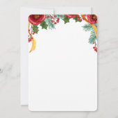 Sleigh Girl Sleigh Vakantie Kerstuitnodiging Kaart (Achterkant)