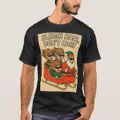 Sleigh Hair, Don’t Care Crew T-shirt (Voorkant)