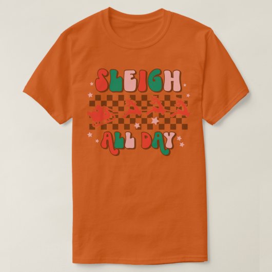 Sleigh hele dag 5 t-shirt (Design voorkant)