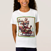 Sleigh hele dag - Kerst T-shirt (Voorkant)