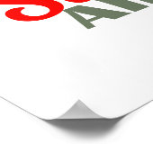 Sleigh hele dag, leuke kerst Poster (Hoek)