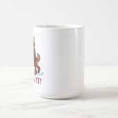 Sleigh It – Funny Christmas Reindeer Gym Workout Koffiemok (Center)