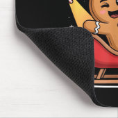 Sleigh Me Funny Adult Humor Gingerbread Man Muismat (Hoek)