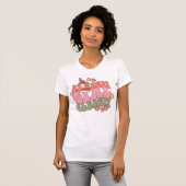 Sleigh Meisje Sleigh Schattigee Kerstvakantie T-shirt (Voorkant volledig)