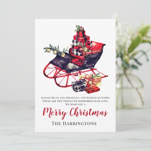Sleigh Merry Christmas (Staand voorkant)