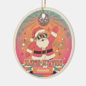 Sleigh My Vibe Funny Christmas Ornament Gift (Links)