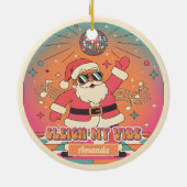 Sleigh My Vibe Funny Christmas Ornament Gift (Achterkant)