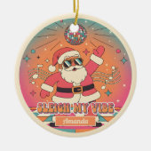Sleigh My Vibe Grappige Kerst Ornament Cadeau (Voorkant)