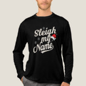 Sleigh Name Vibes Tri-Blend Shirt (Voorkant volledig)