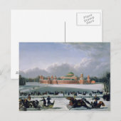 Sleigh Race in het Petrovsky Park in Moskou Briefkaart (Voorkant / Achterkant)