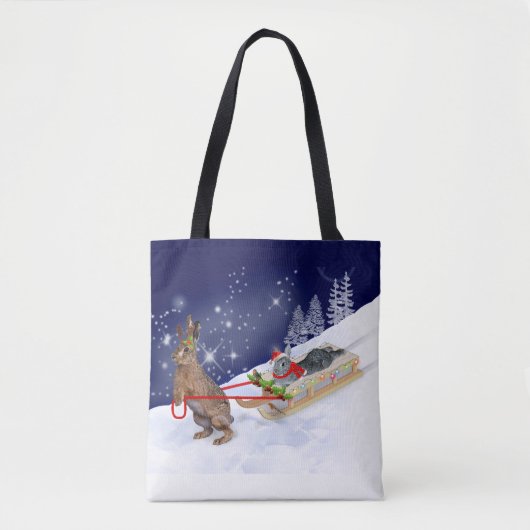 Sleigh Ride All Over Print Bag Tote Bag (Voorkant)