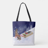 Sleigh Ride All Over Print Bag Tote Bag (Achterkant)