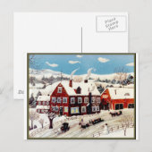 Sleigh Ride Briefkaart (Voorkant / Achterkant)