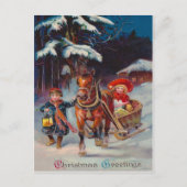 Sleigh Ride Briefkaart (Voorkant)