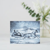 Sleigh Ride briefkaarten (Staand voorkant)
